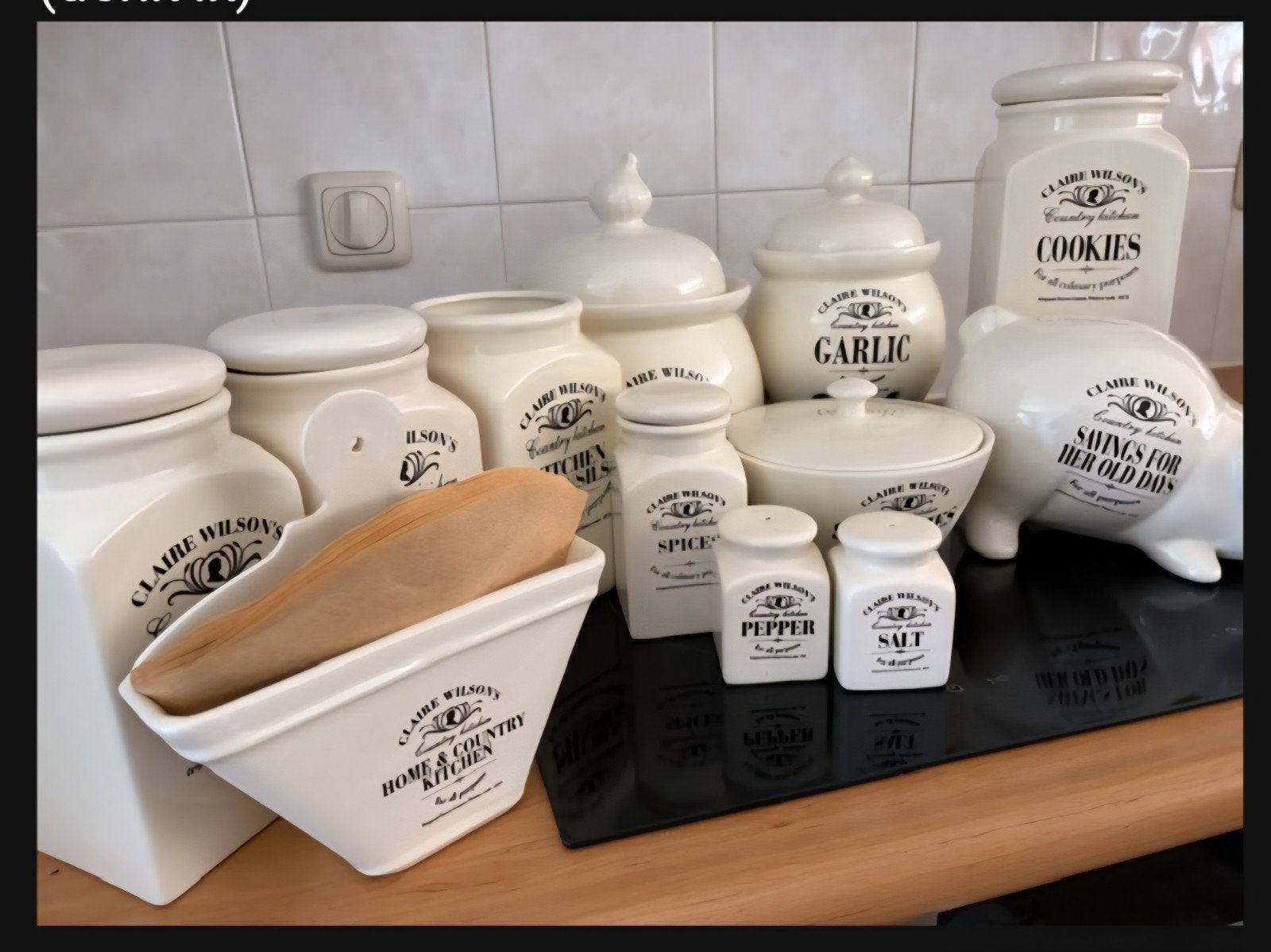 Claire Wilson’s Home & country Kitchen set., Huis en Inrichting, Ophalen, Overige typen, Zo goed als nieuw, Steen/keramiek