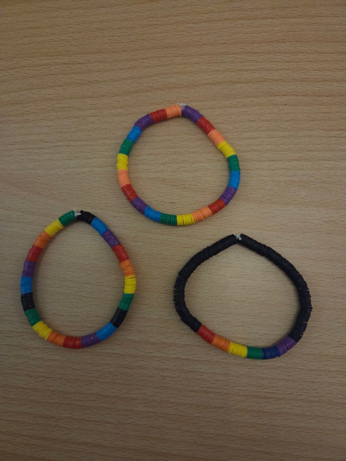 Diverse Regenboog armbandjes, Ophalen of Verzenden, Nieuw, Elastiek