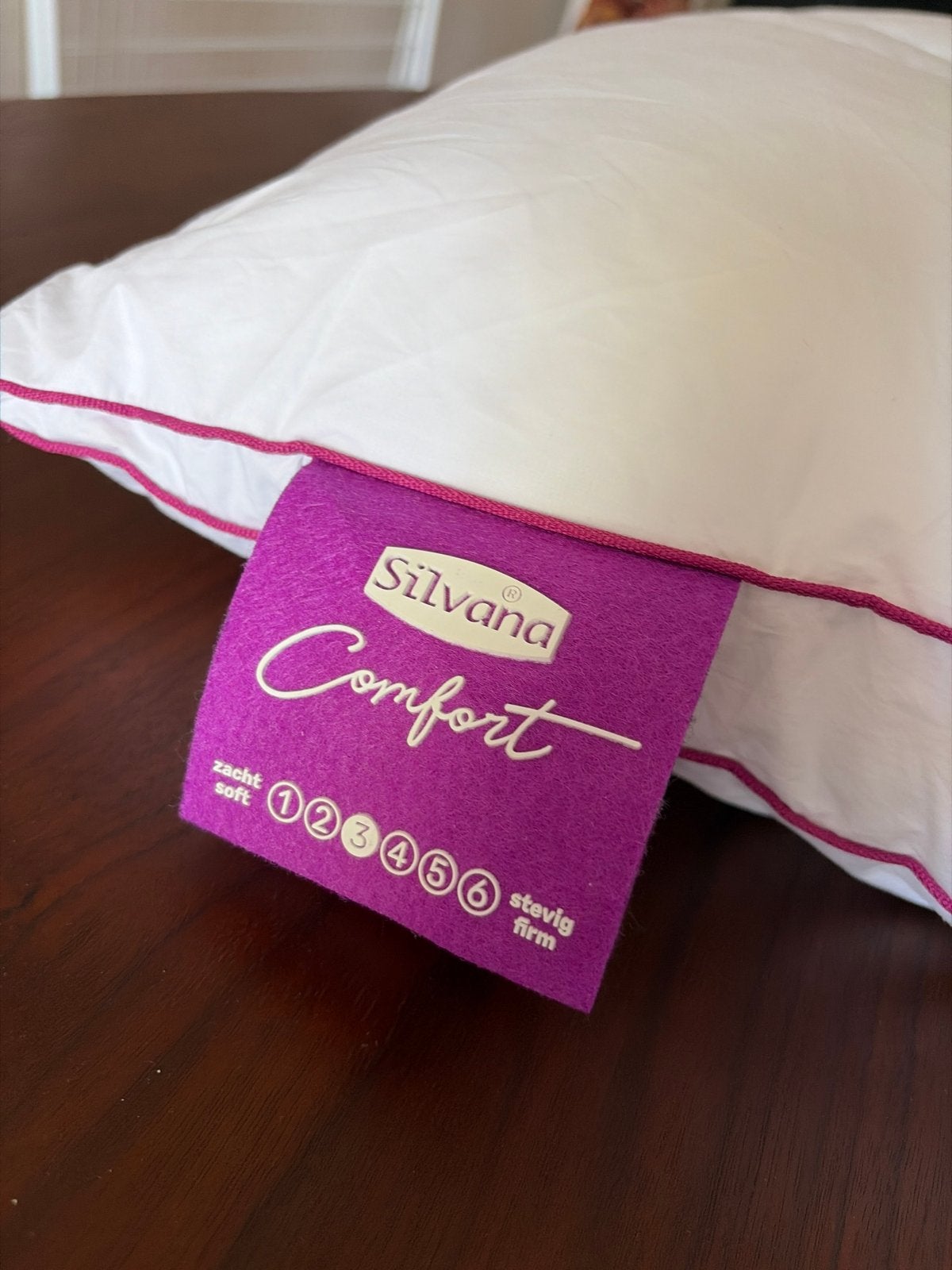 Silvana Comfort Kussen -  (stevigheid 3), Huis en Inrichting, Gebruikt, Eenpersoons, Wit, Ophalen of Verzenden