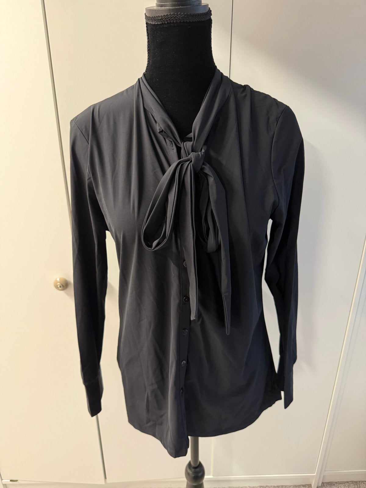 Zoso blouse met strikdetail - Maat M, Ophalen of Verzenden, Zo goed als nieuw, Maat 38/40 (M), Zwart