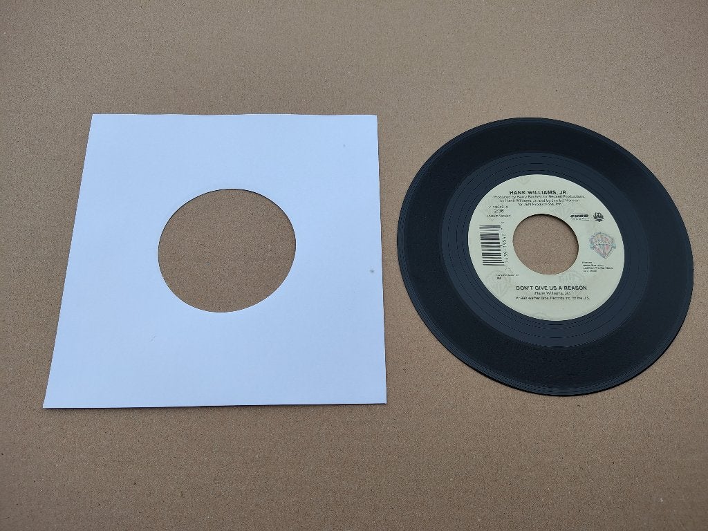 Single: Hank Williams JR - Don't Give Us A Reason (1990) USA, Cd's en Dvd's, Vinyl Singles, Verzenden, Gebruikt, 7 inch, Pop