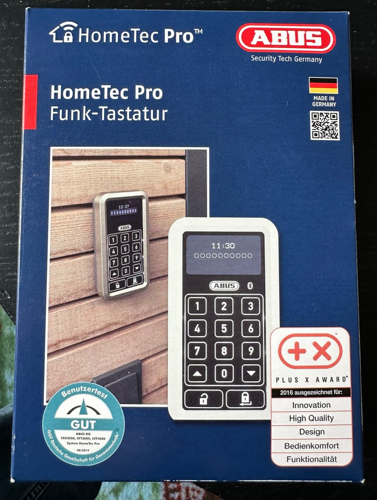ABUS HomeTec Pro Draadloos Toetsenbord CIFT3000 Wit, Doe-het-zelf en Verbouw, Overige typen, Ophalen of Verzenden, Zo goed als nieuw