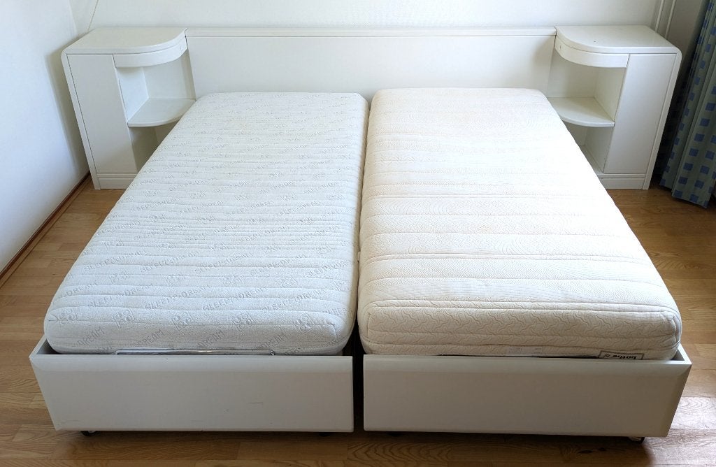 Tweepersoonsbed, Huis en Inrichting, Ophalen, Wit, Tweepersoons, Overige maten