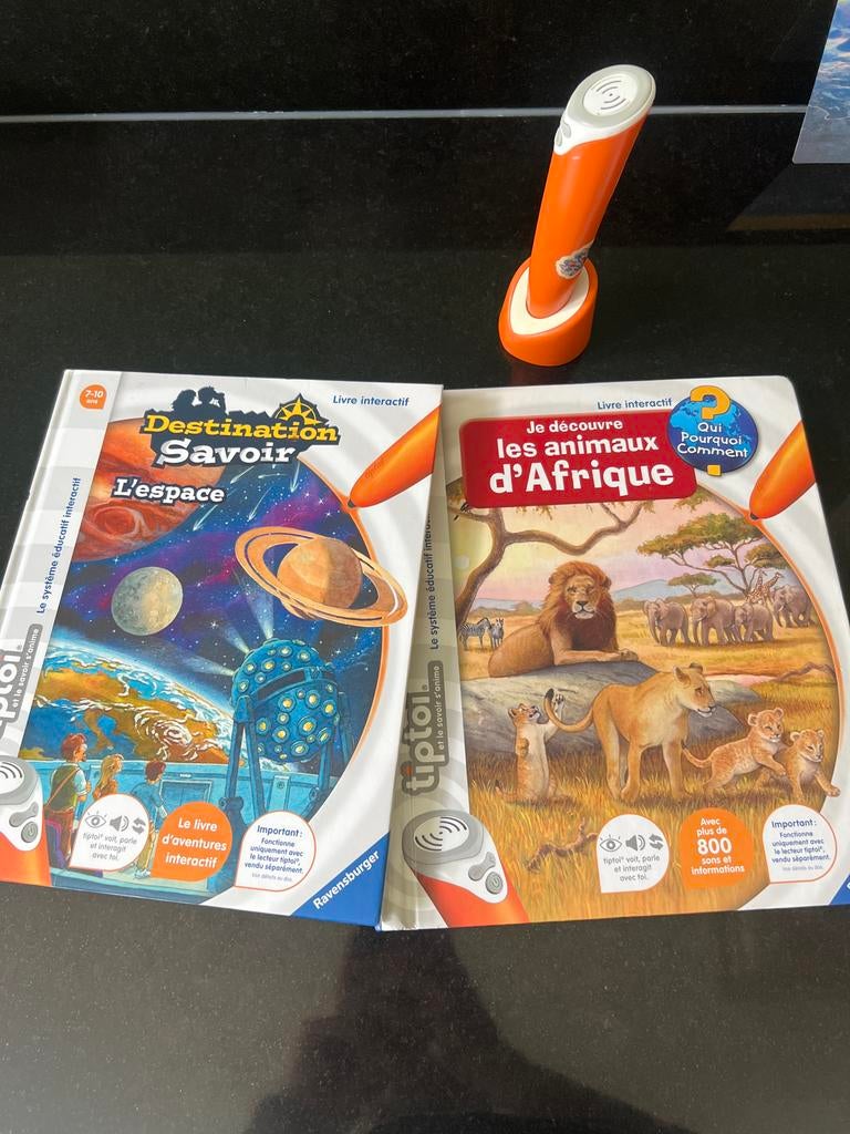 Tiptoi: Ruimte & Afrikaanse Dieren Boeken, Kinderen en Baby's, Speelgoed | Educatief en Creatief, Ophalen of Verzenden, Zo goed als nieuw