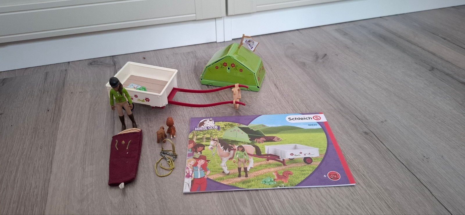 Schleich Horse Club kampeerset, Ophalen, Zo goed als nieuw