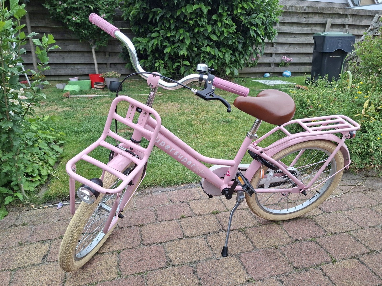 Leuke lichtroze meisjesfiets 20 inch, Ophalen, Gebruikt, 20 inch