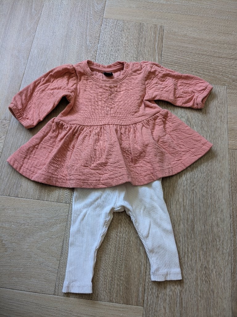 Baby meisje setje maat 50, Kinderen en Baby's, Babykleding | Maat 50, Ophalen of Verzenden, Zo goed als nieuw, Meisje