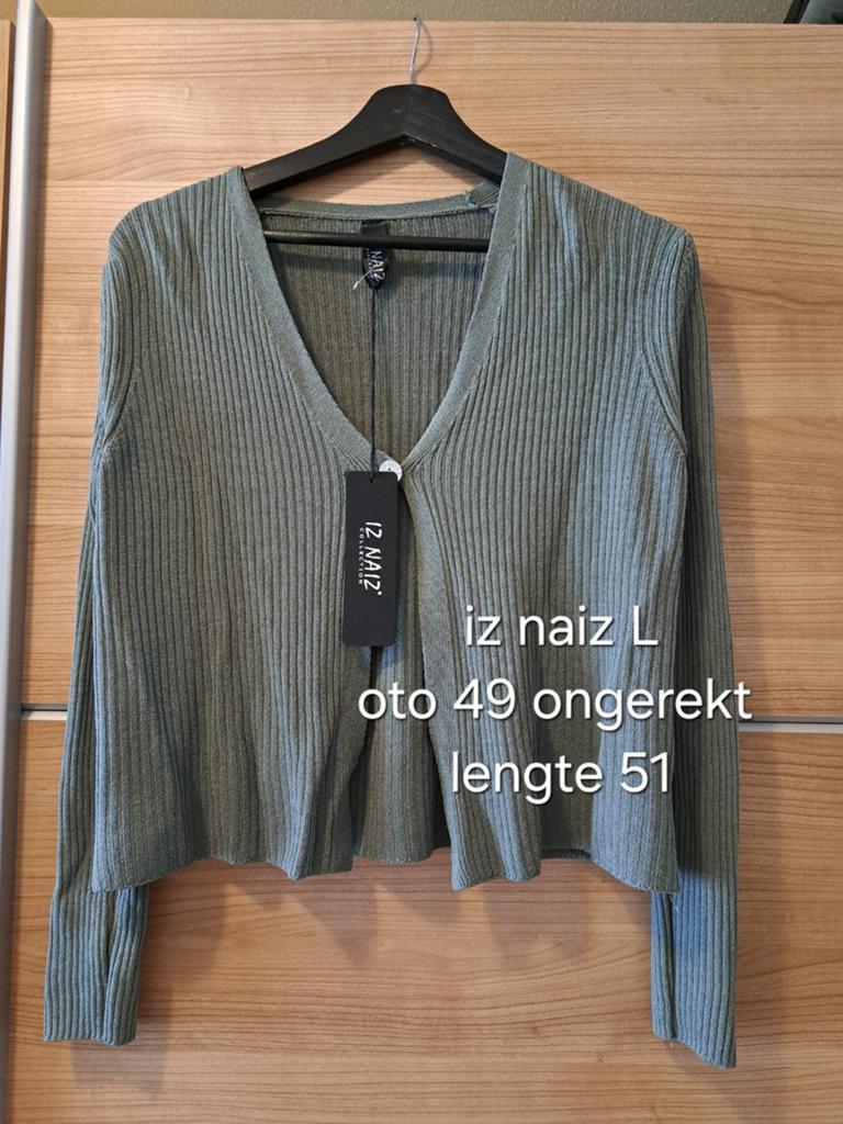 Iz naiz vestje groen maat L/xl nieuw, Iz naiz, Maat 42/44 (L), Nieuw, Ophalen of Verzenden