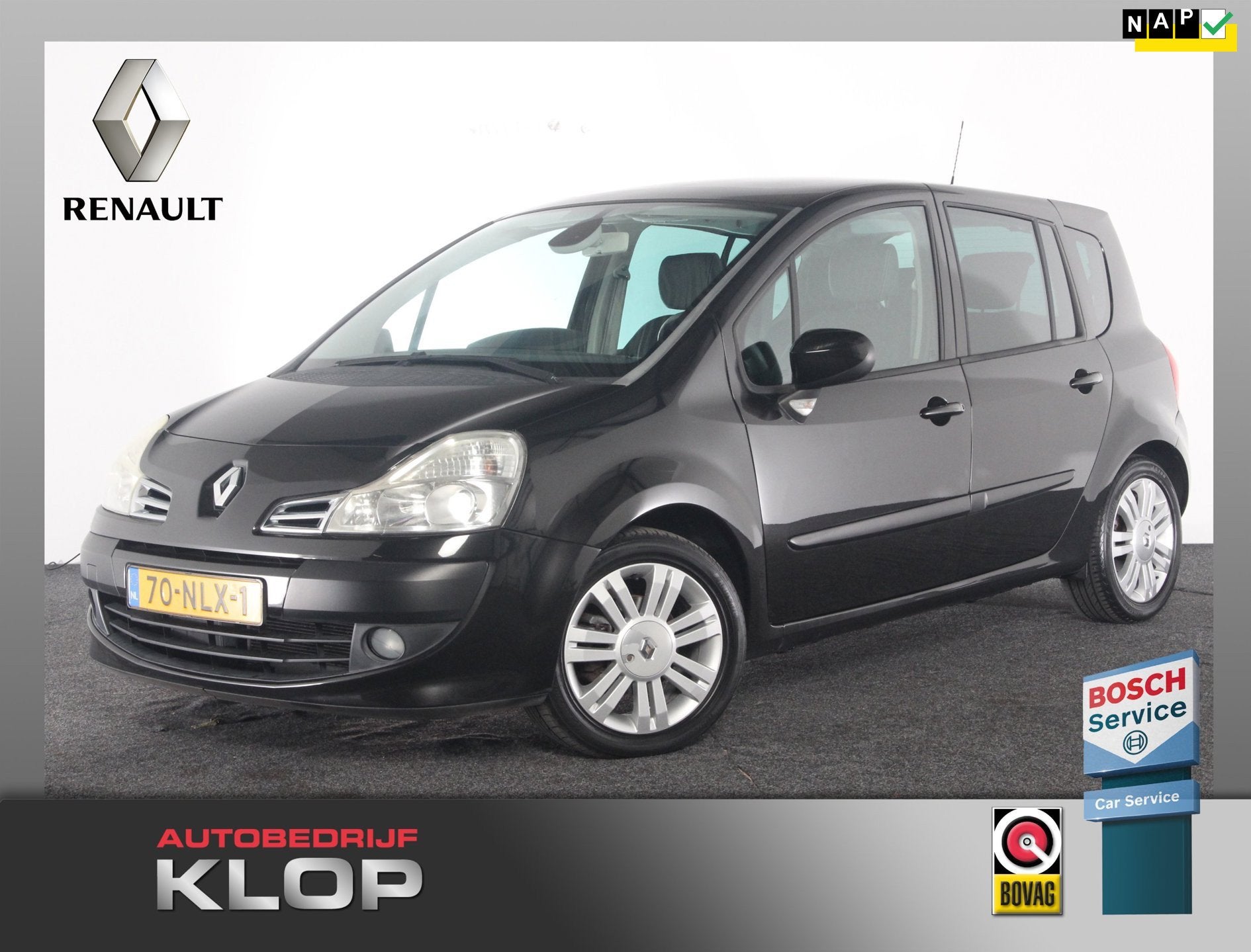 Renault Grand Modus 1.6-16V Exception | panoramadak | eerste, Stof, Gebruikt, 4 cilinders, 1210 kg