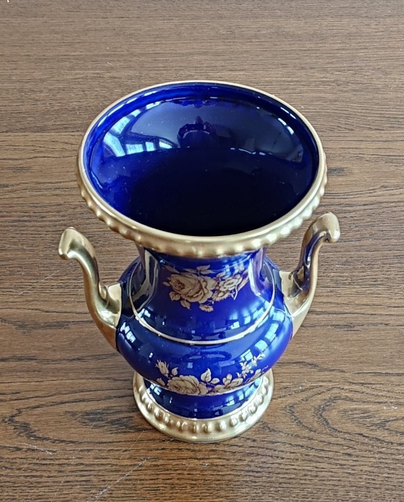 Vaas cobalt blauw, Ophalen of Verzenden, Zo goed als nieuw, Klassiek, Overige typen