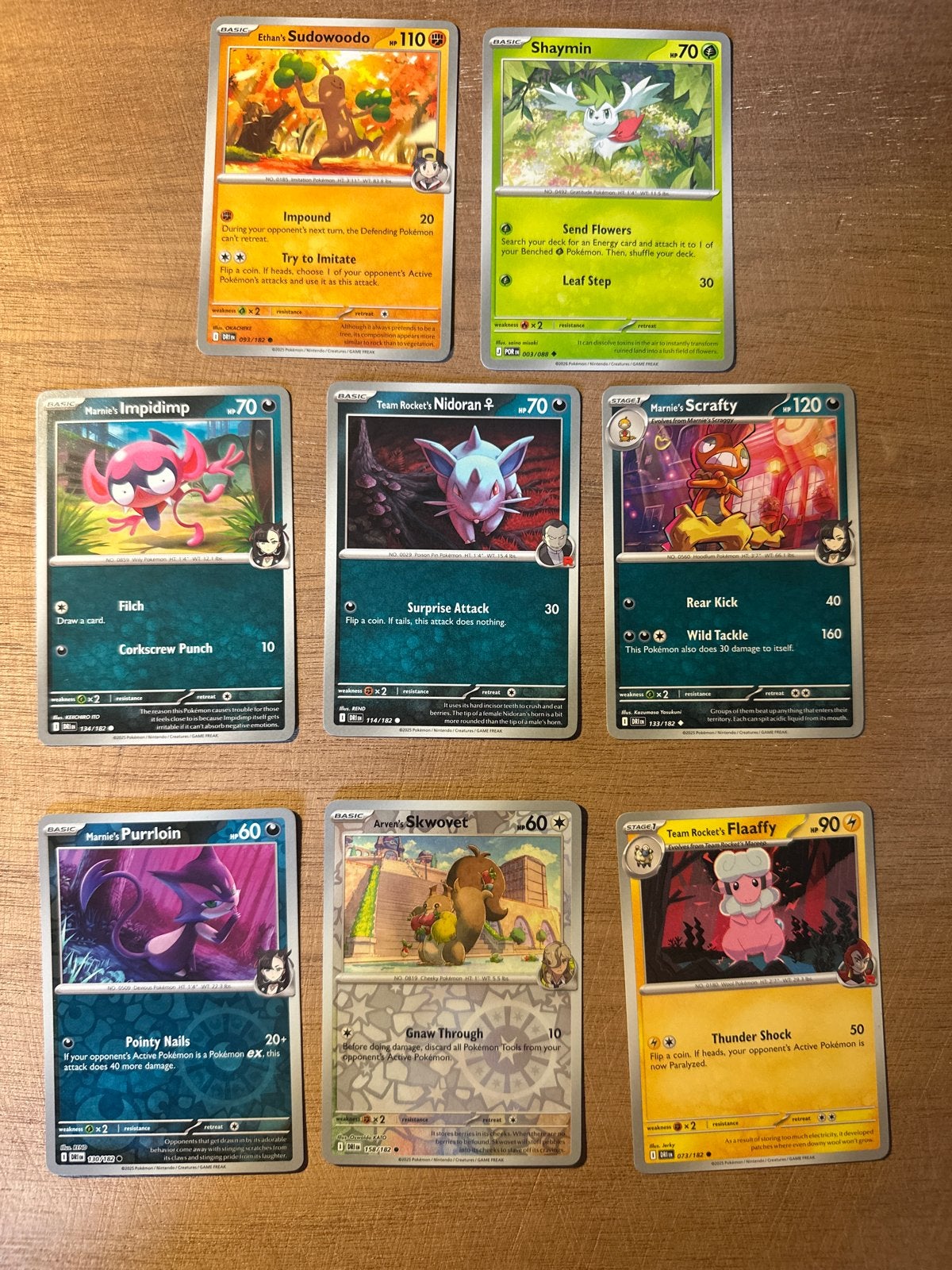 Pokémon Kaarten 2025-2026: Shaymin, Trainers & Team Rocket, Hobby en Vrije tijd, Verzamelkaartspellen | Pokémon, Ophalen of Verzenden
