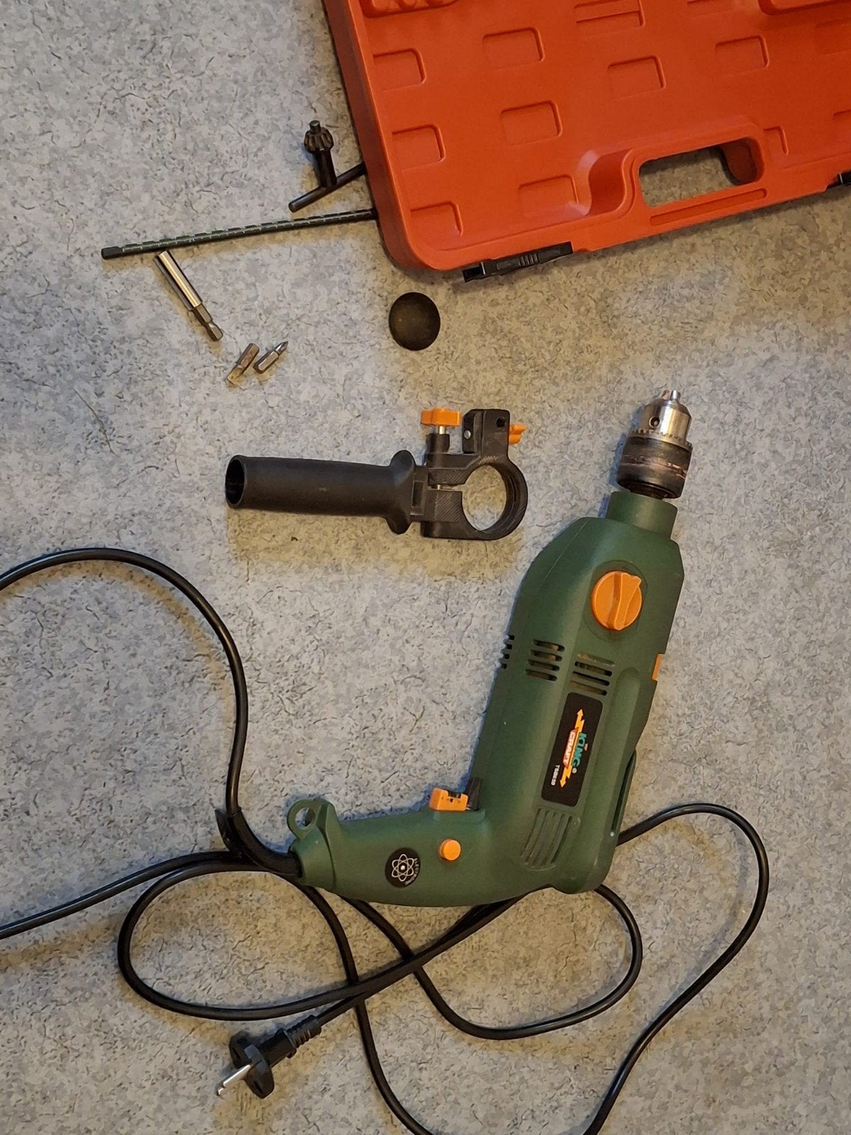 King Craft Klopboormachine in Koffer (met accessoires), Doe-het-zelf en Verbouw, Ophalen of Verzenden, Gebruikt, Boormachine