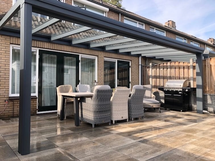 Luxe Veranda op maat - Aluminium met glazen dak, Tuin en Terras, Ophalen, Nieuw, Veranda