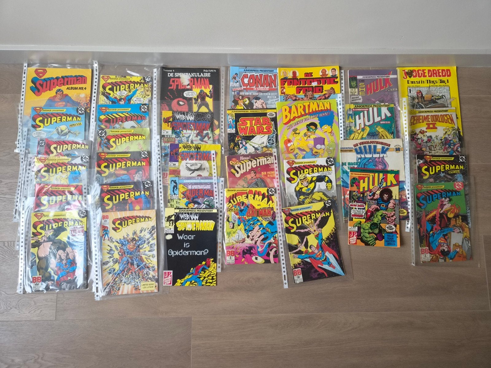 Groot pakket comics: Superman, Hulk, Spiderman, Conan, Meerdere comics, Ophalen of Verzenden, Gelezen, Amerika