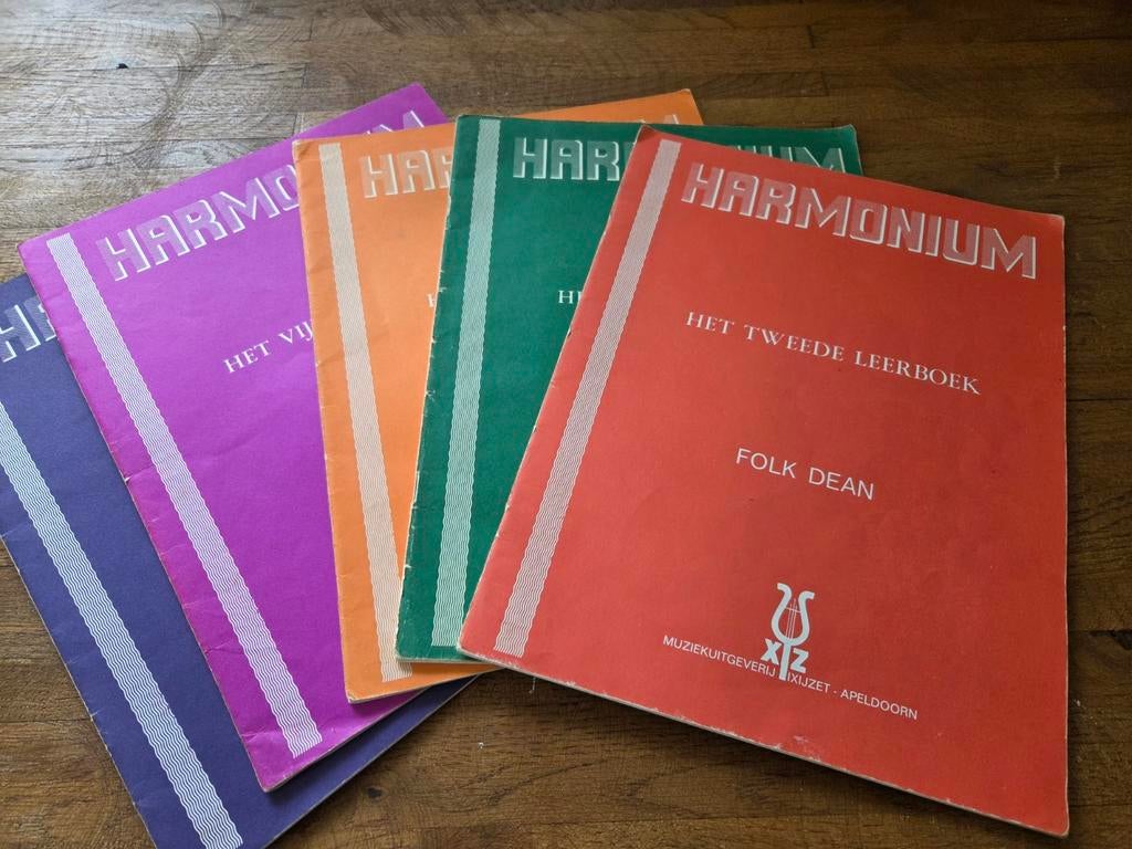 Harmonium Leerboeken - Folk Dean deel 2 tm 6, Ophalen of Verzenden, Gebruikt, Les of Cursus