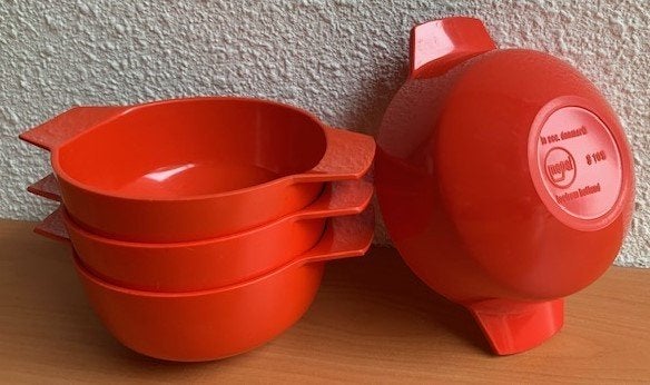 Rosti (Mepal): 4x schaal S105 (retro vintage), Caravans en Kamperen, Lochem, Ophalen of Verzenden, Zo goed als nieuw, Mepal
