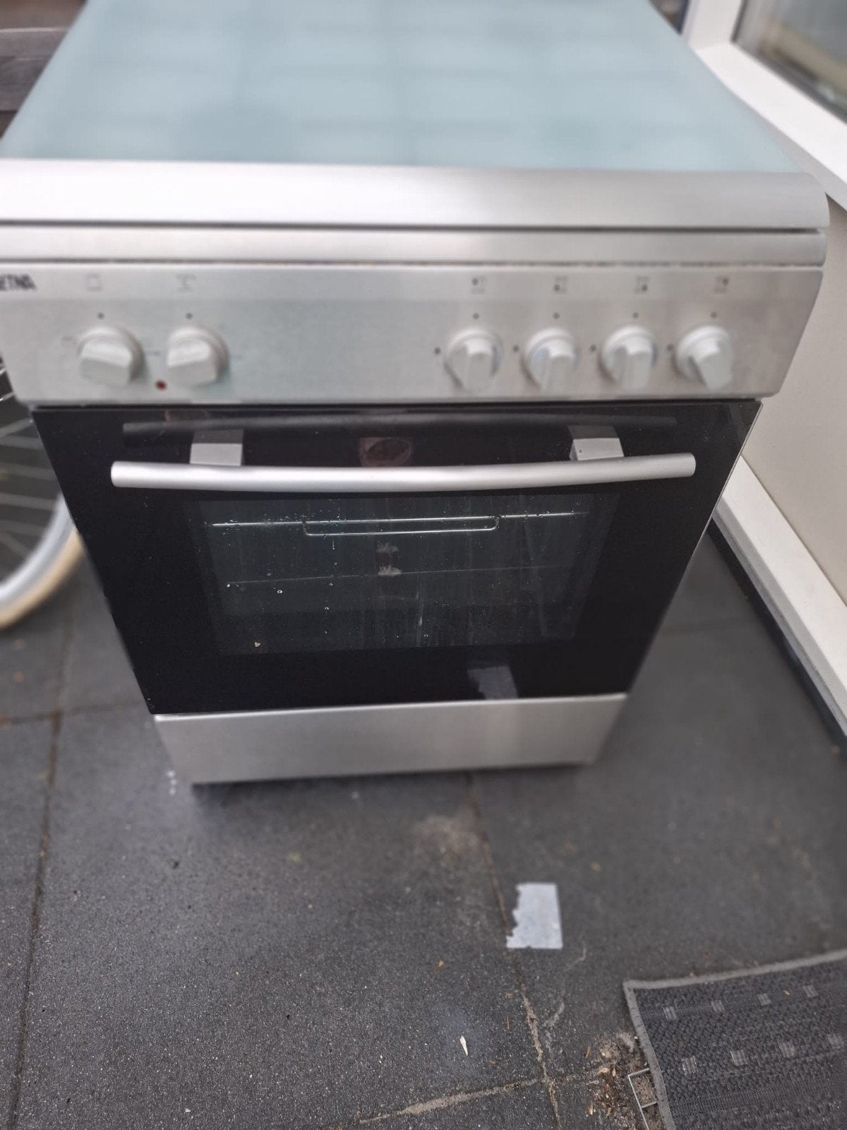 Etna Vrijstaand Gasfornuis met Oven - 4 Kookzones, Ophalen, Gebruikt, Grill, 4 kookzones
