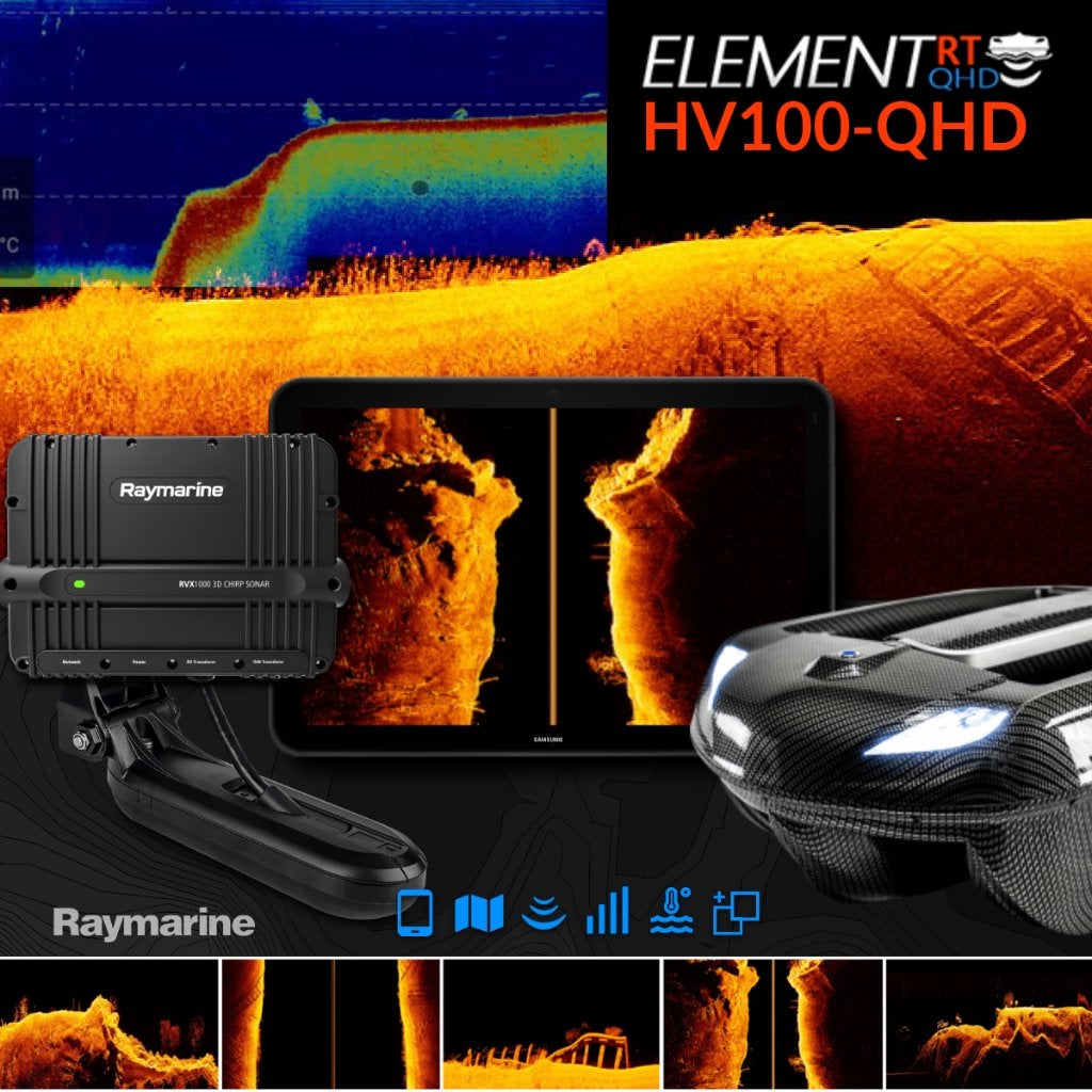 Carplounge RT4 V4 | Voerboot Set | Raymarine Element | GPS, Ophalen of Verzenden, Gebruikt, Complete set