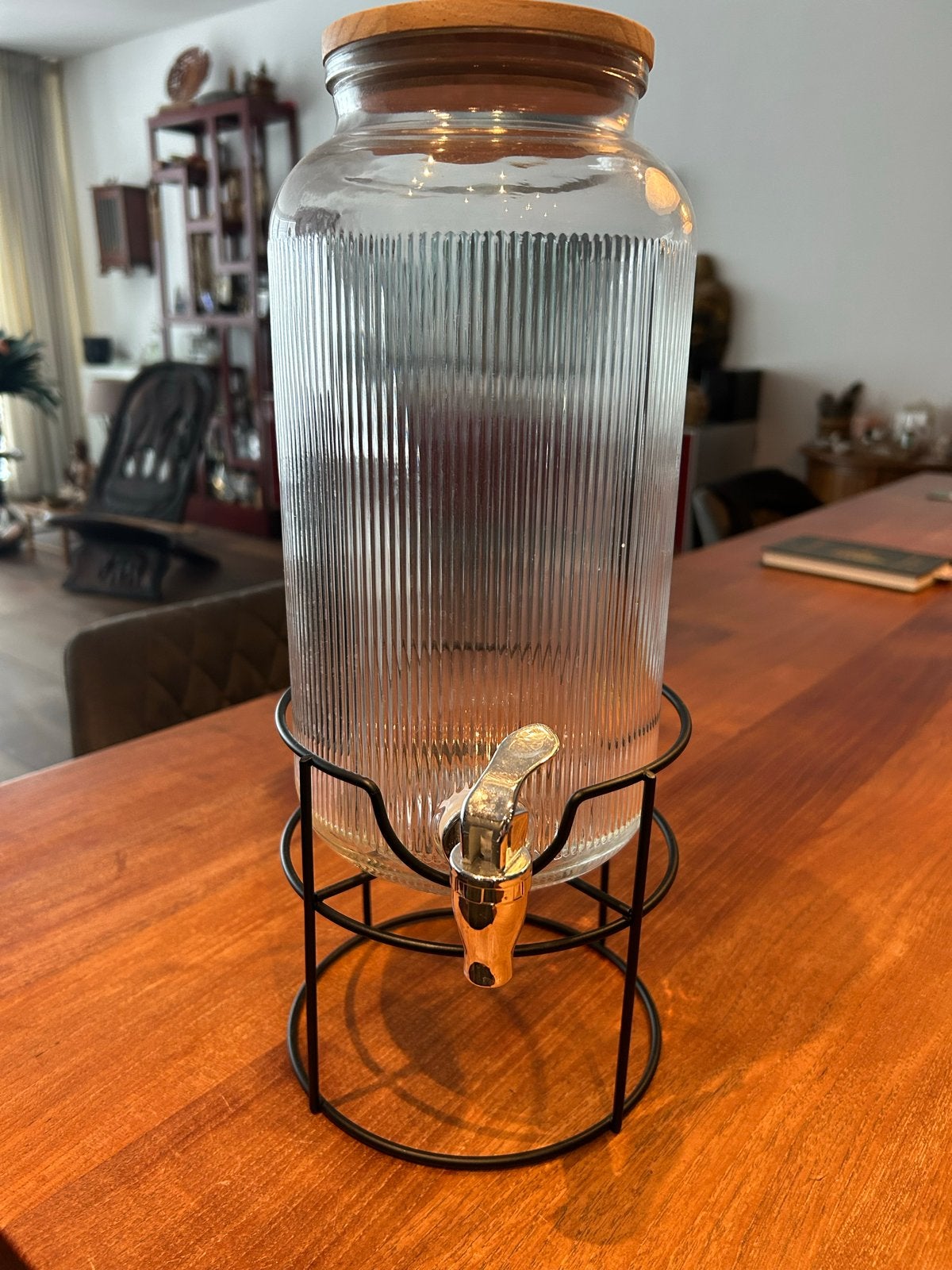 Glazen watertap met standaard, Ophalen, Zo goed als nieuw, Overige merken, Glas