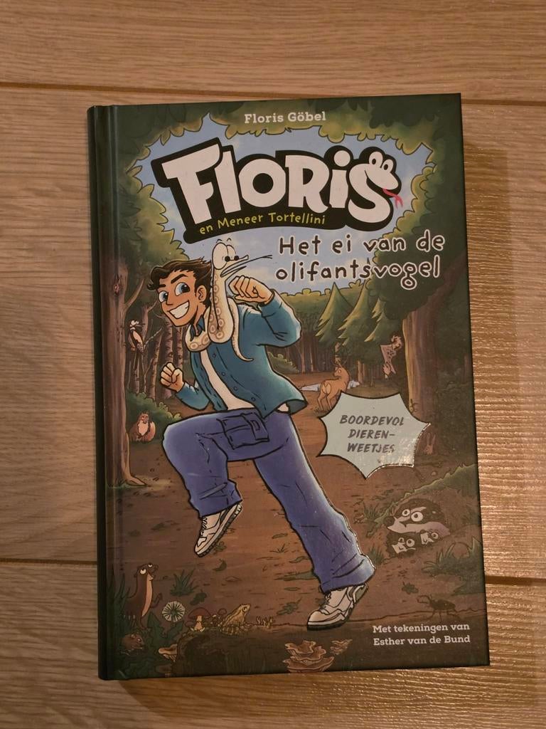 Floris en Meneer Tortellini: Het ei van de olifantsvogel, Ophalen of Verzenden, Zo goed als nieuw, Floris Göbel, Fictie algemeen