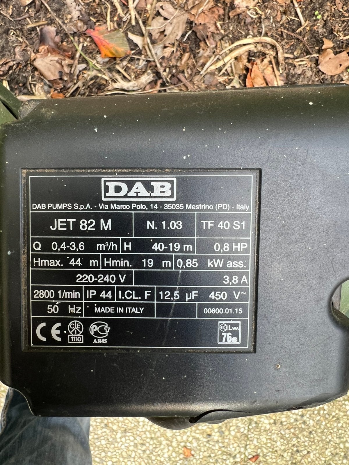 DAB Waterpomp, Tuin en Terras, Ophalen, Gebruikt, Elektrisch, Beregeningspomp
