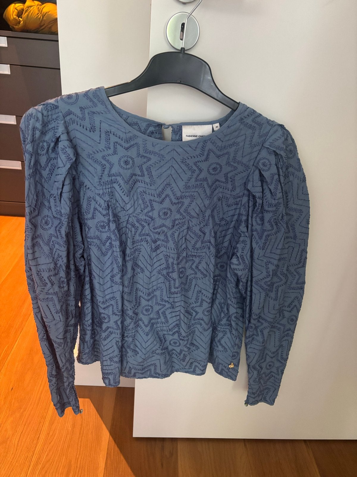 Fabienne Chapot blouse/top maat 40, Ophalen of Verzenden, Zo goed als nieuw, Maat 38/40 (M), Blauw