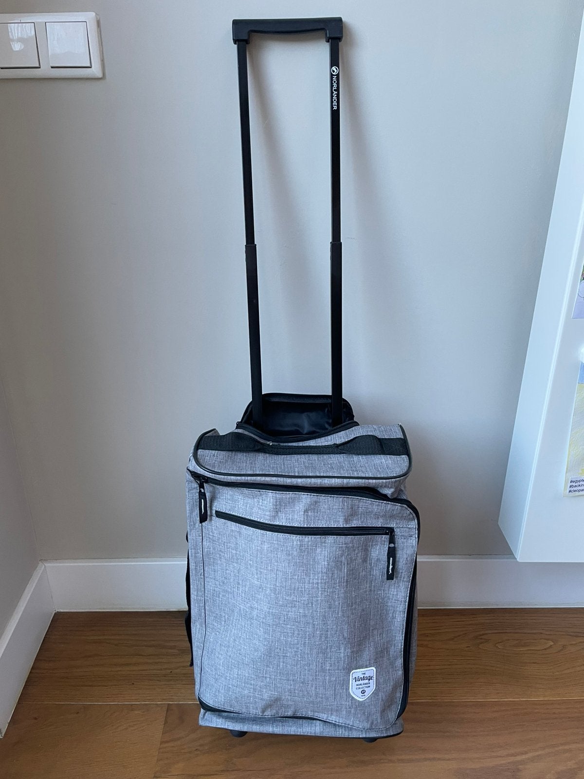 Norlander trolley nieuw, 40 tot 60 cm, Ophalen of Verzenden, Grijs, Wieltjes