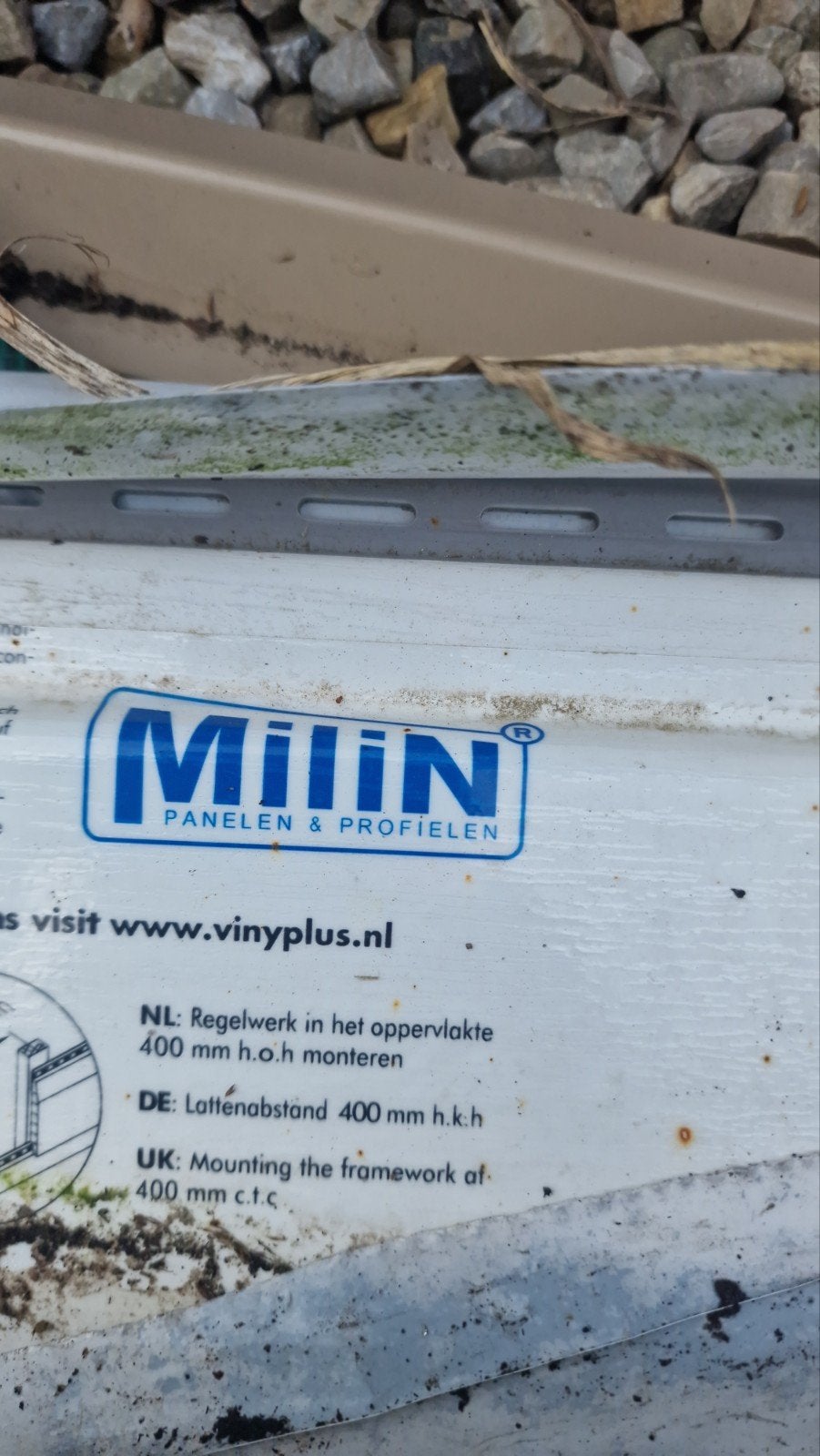 Nieuwe VinylPlus gevelbekleding en dakranden - Wit, Ophalen