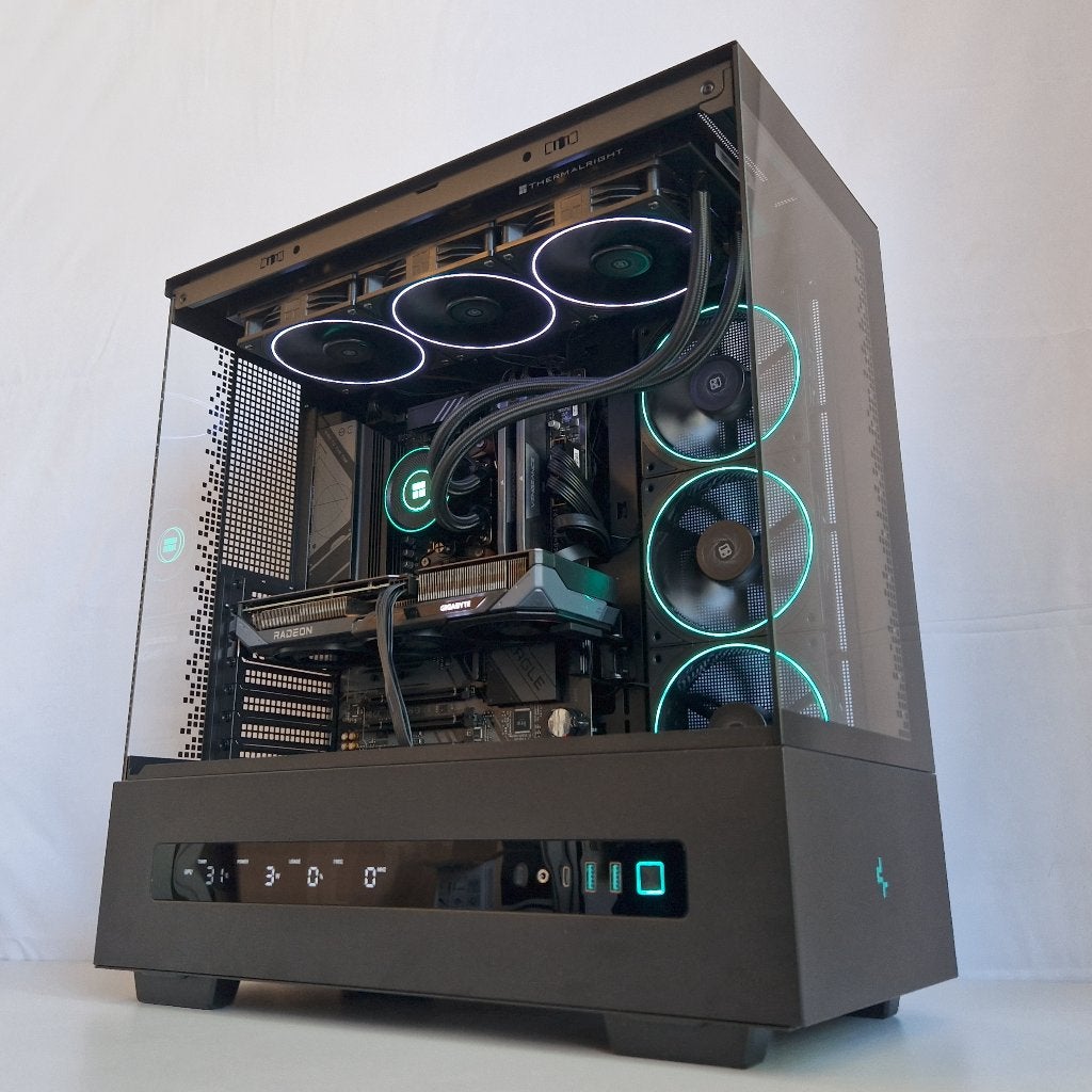 RX 9060 XT 16GB, Ryzen 7500F | Fishtank Gaming PC, StellaPCs, Virtual Reality, Ophalen of Verzenden, AMD Ryzen 5 7500F
