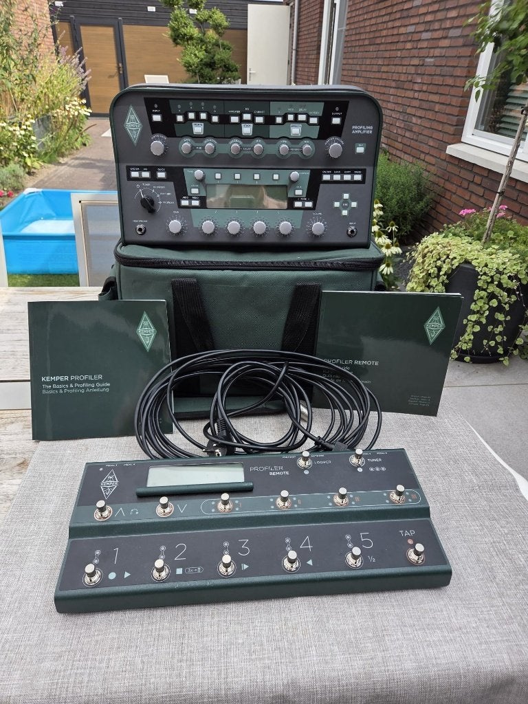 Kemper Profiling power head met Remote en tas, Ophalen, Zo goed als nieuw, Gitaar, 100 watt of meer