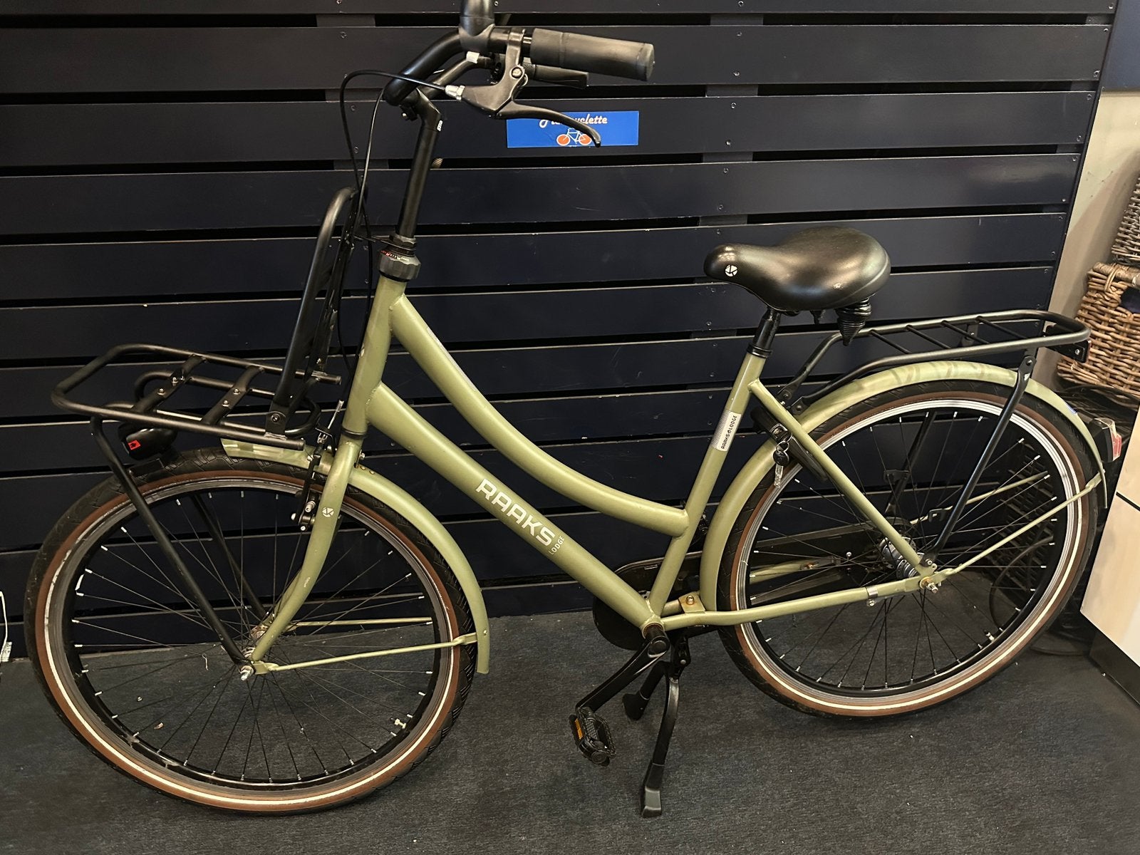 Net raaks lodge N3 55cm transport / cortina / gazelle / trek, Terugtraprem, 53 tot 56 cm, Versnellingen, Zo goed als nieuw