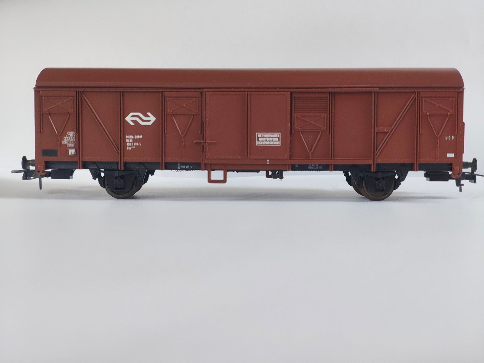 Roco 46409 NS goederenwagen zgan, "niet voor paarden", Gelijkstroom, Wagon, Ophalen of Verzenden, Roco