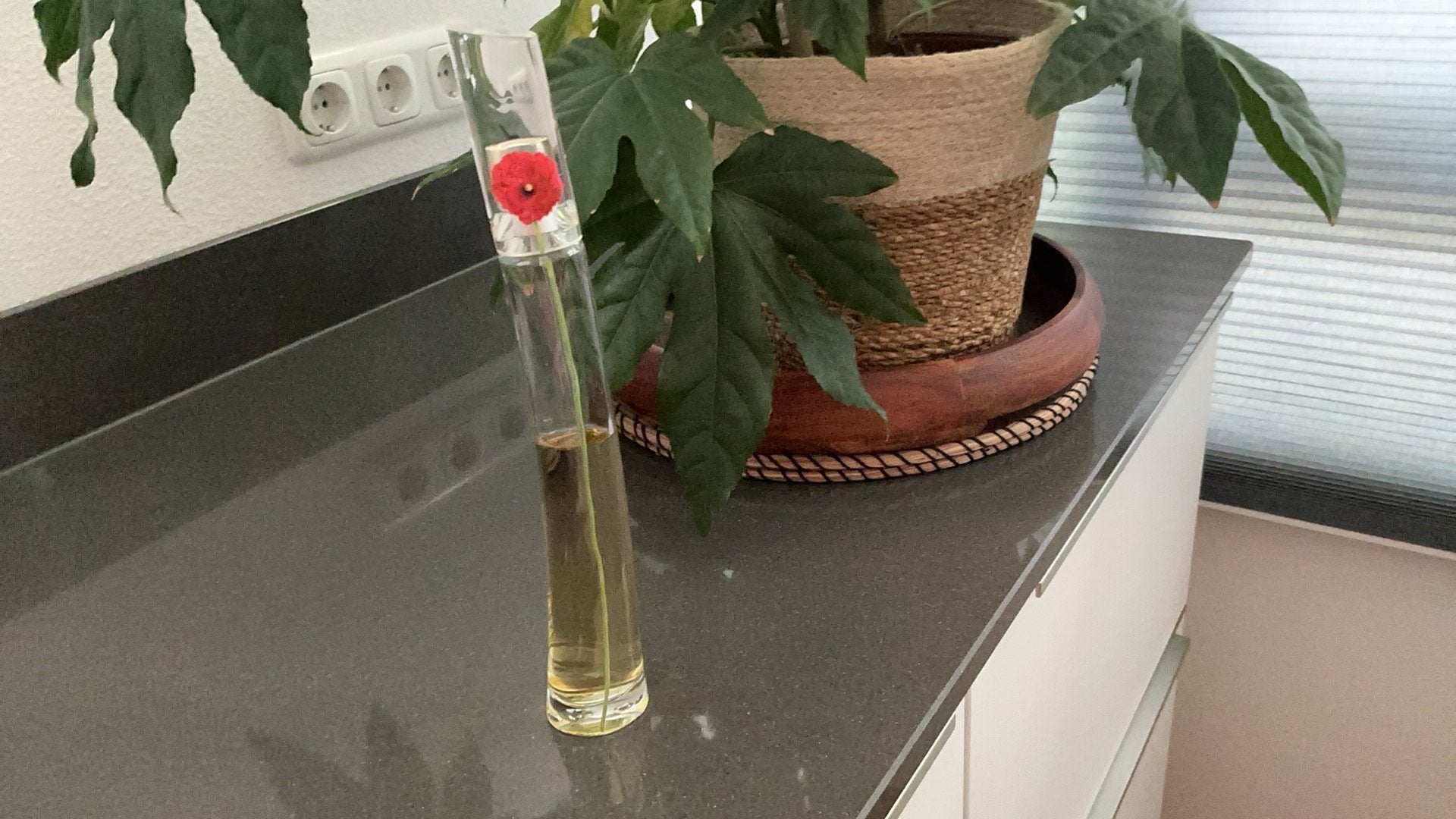 Kenzo by flowers , parfum half vol, grote fles, Ophalen, Gebruikt