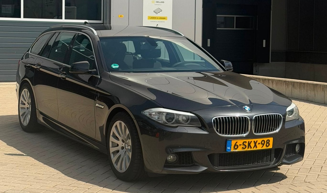 ‼️BMW M-SPORT 520I 2.0i 185PK AUT/8 TOURING EXECUTIVE ZWART, Automaat, Achterwielaandrijving, Zwart, 4 cilinders