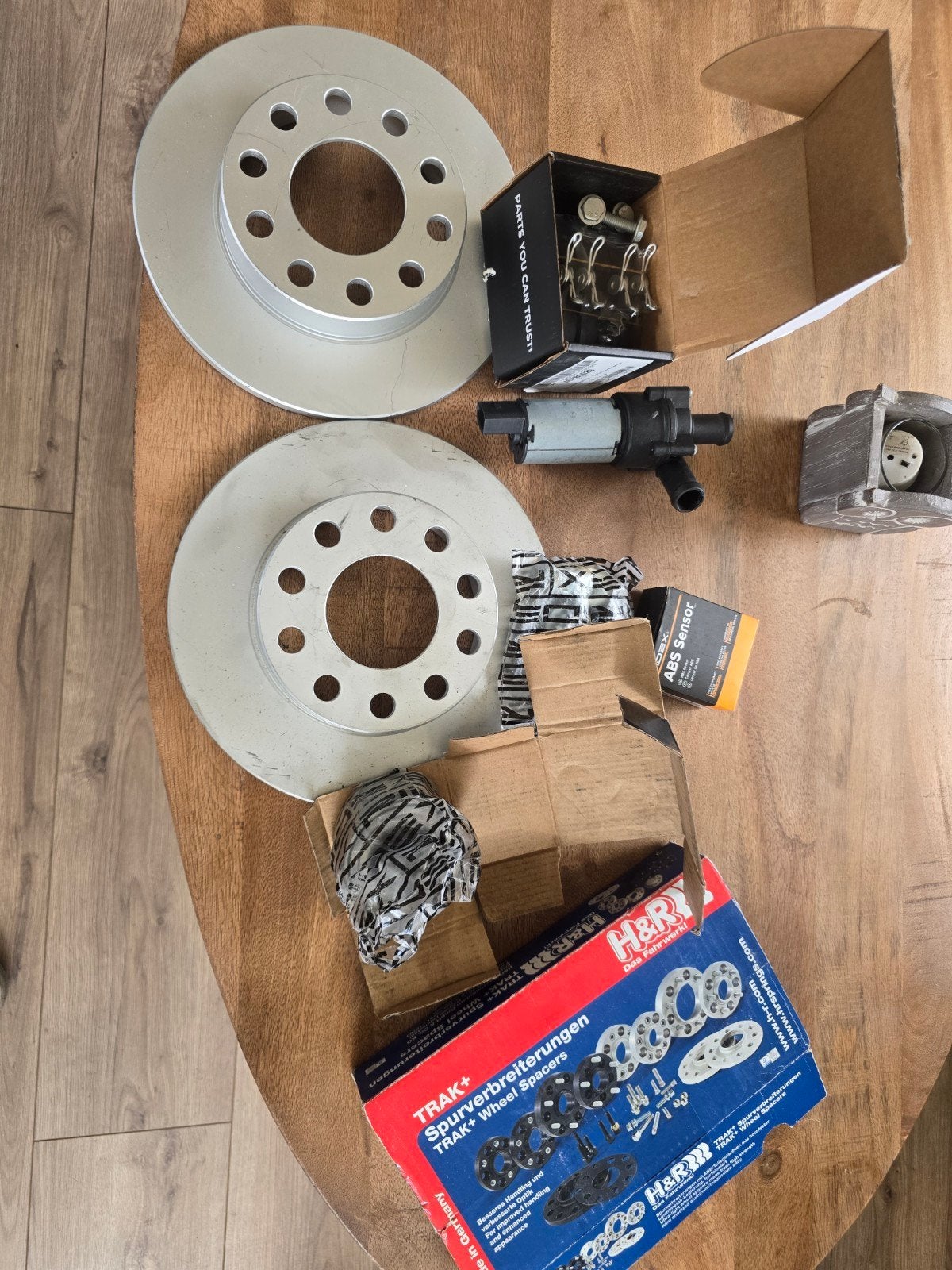 Diverse auto-onderdelen: remschijven, ABS sensor, wiellager,, Ophalen of Verzenden