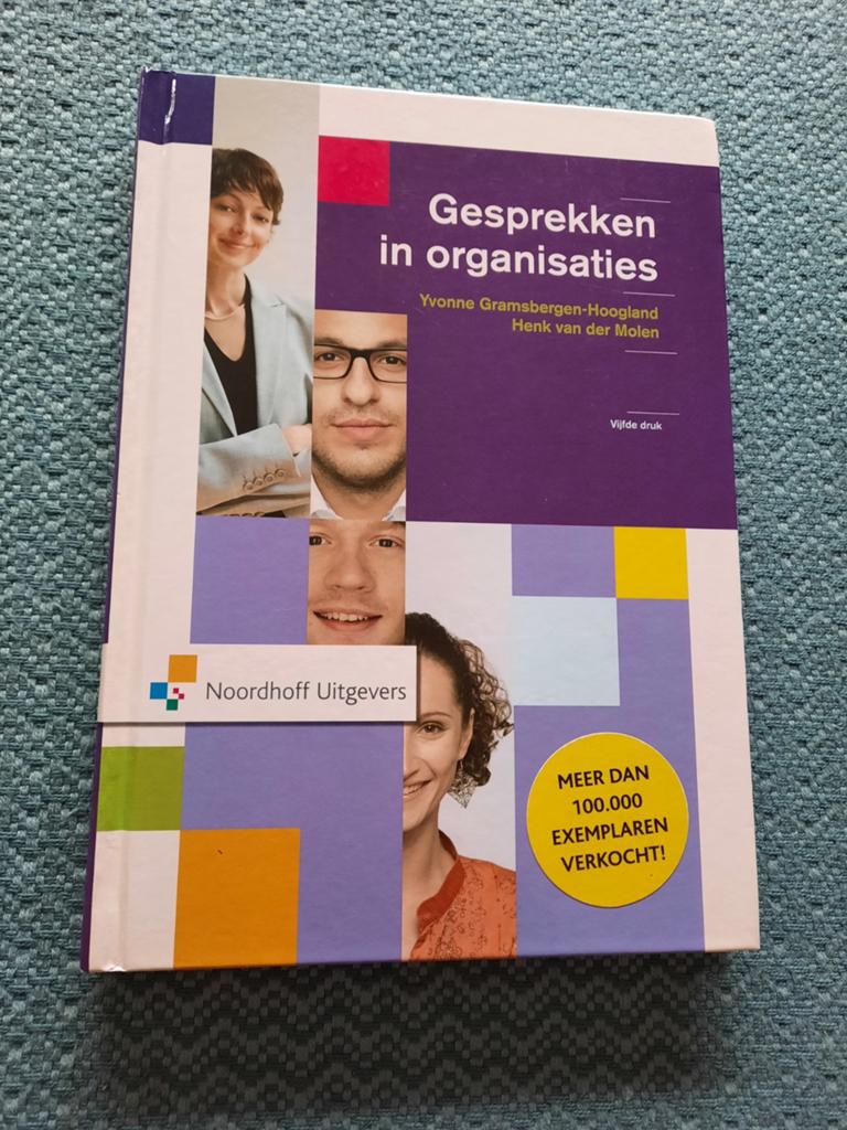 Gesprekken in organisaties - Hardcover - Nieuwstaat, Boeken, Studieboeken en Cursussen, Ophalen of Verzenden