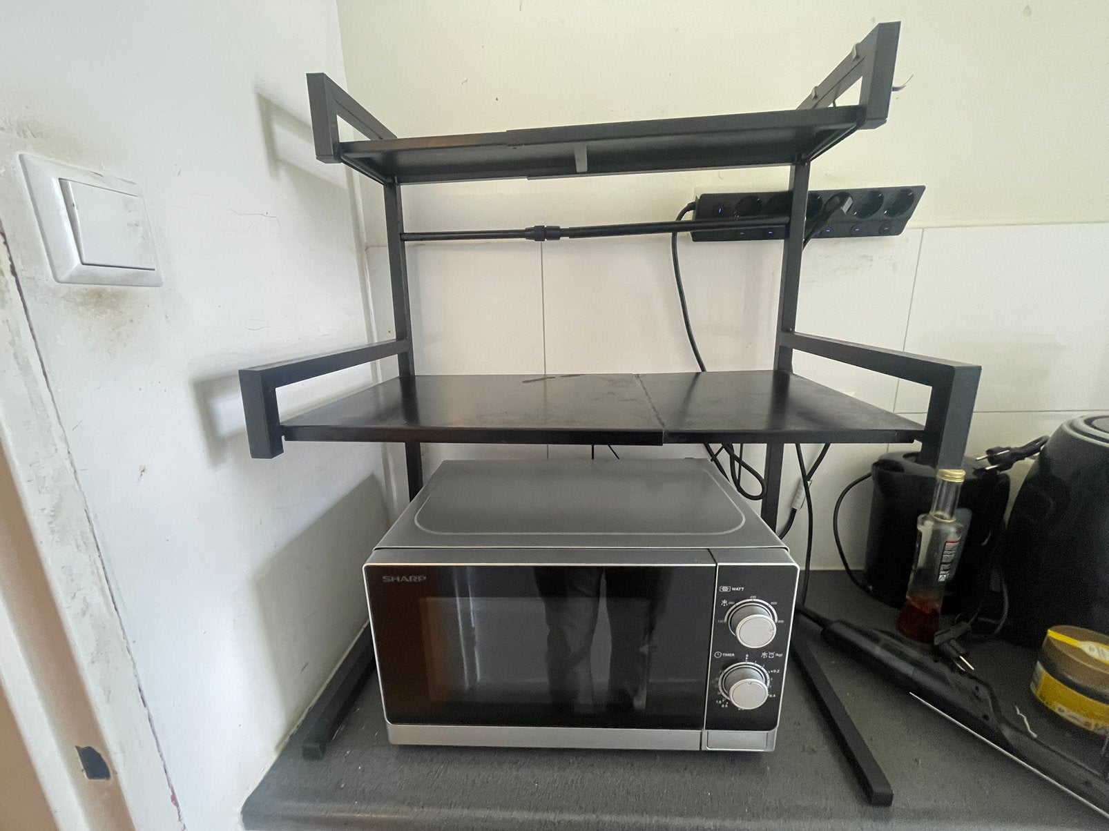 Magnetronovenrek/keukenopbergrek, Ophalen of Verzenden, Gebruikt
