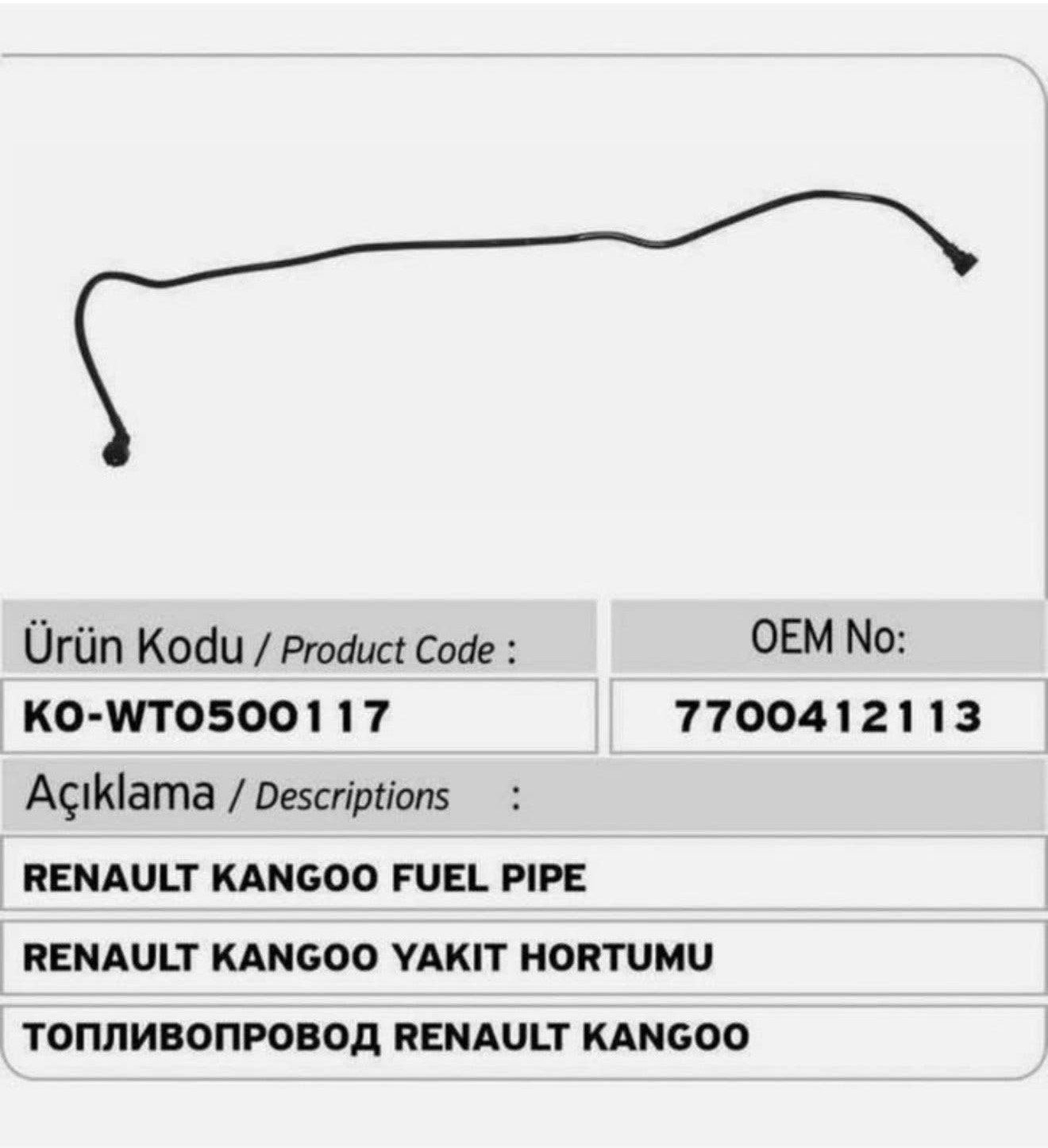 OEM Renault Kangoo Clio Twingo 1.4 Benzineleiding 7700412113, Ophalen of Verzenden, P, P, P