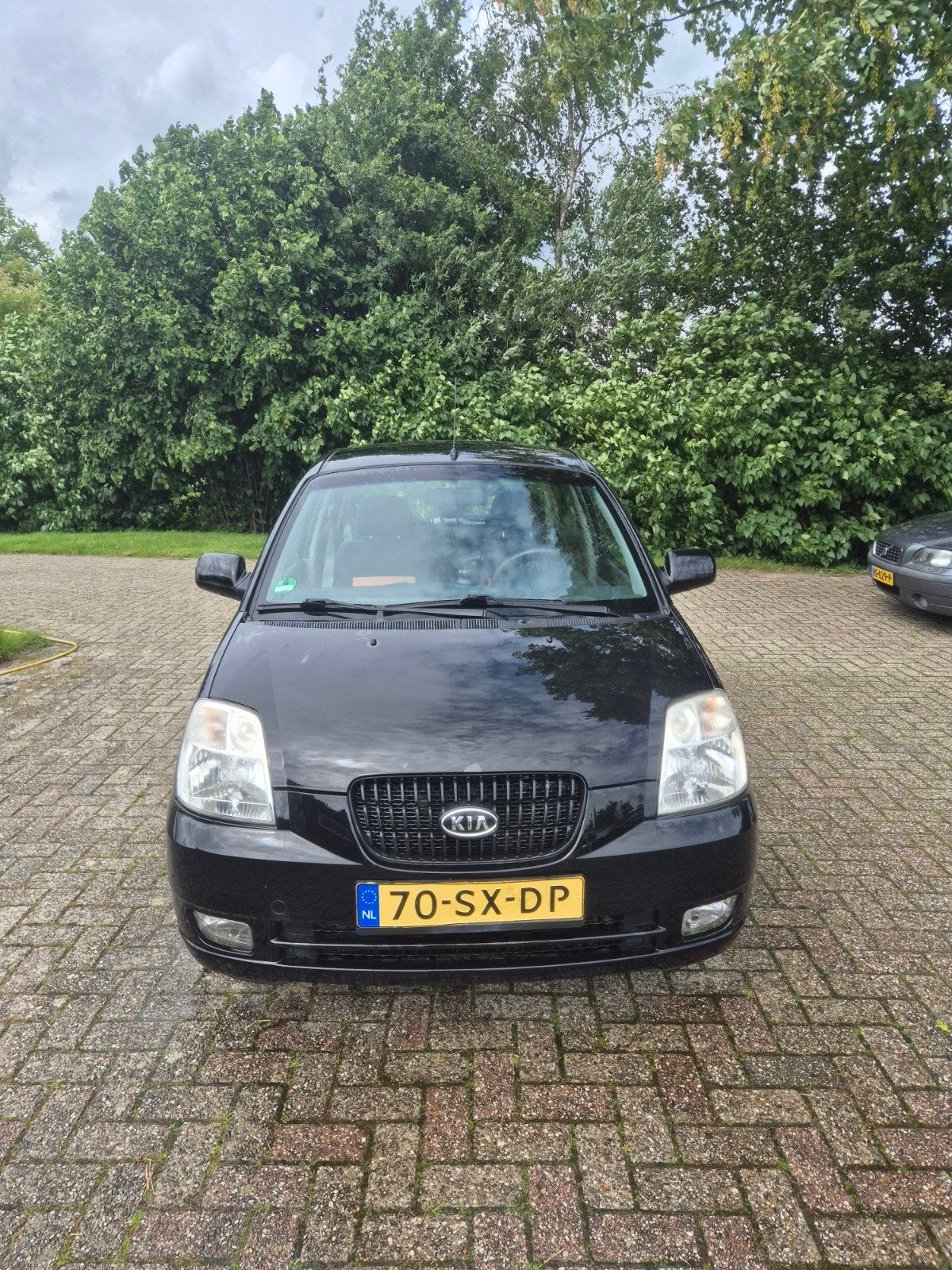 Kia Picanto 1.0 2006 Zwart, Airco, Auto's, Kia, Voorwielaandrijving, Stof, 836 kg, 400 kg