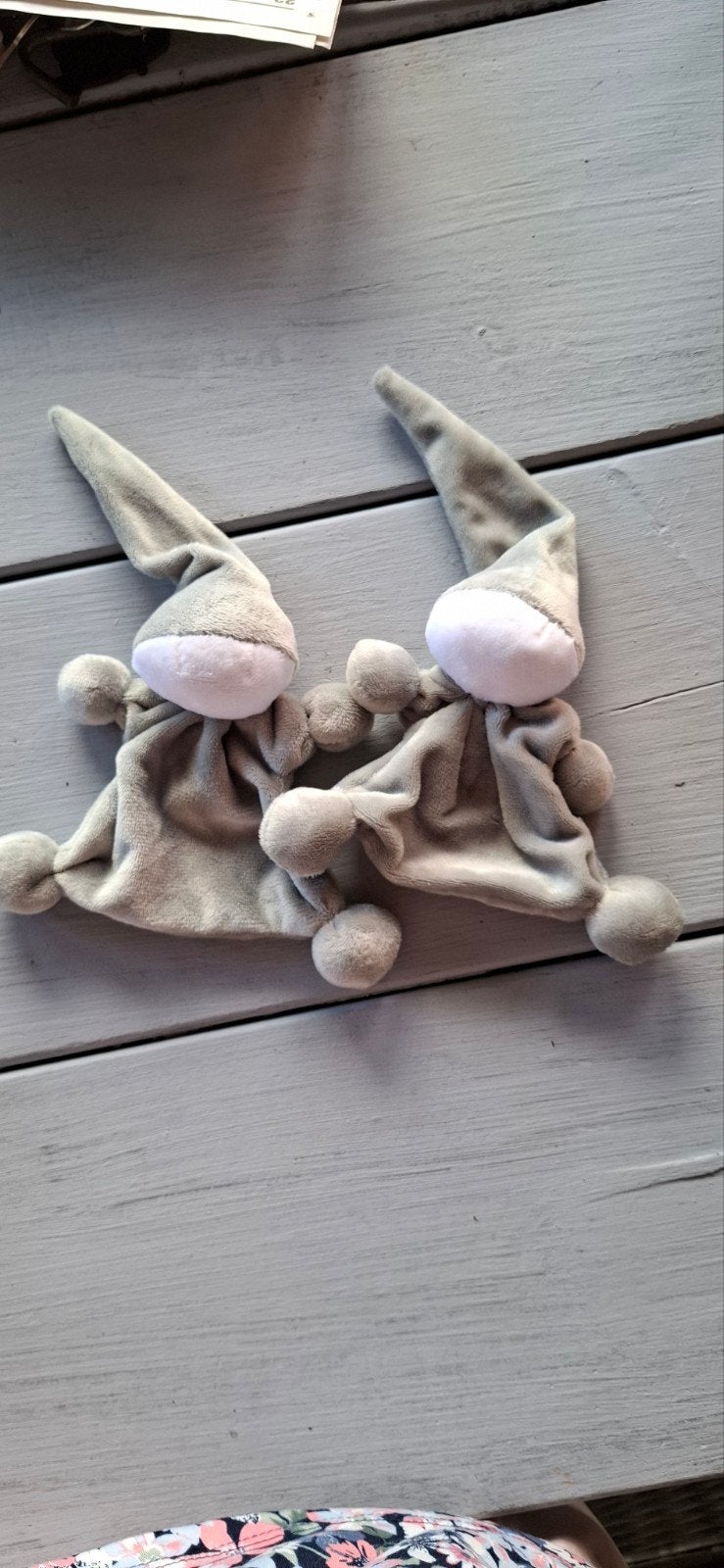 tiamo spookje grijs velours wit hoofd velours, Overige typen, Grijs, Nieuw, Ophalen of Verzenden