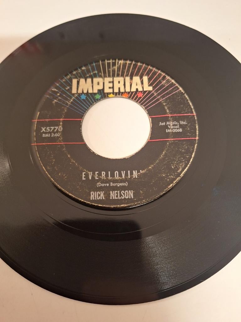 Rick Nelson - Everlovin' - 1961., Verzenden, 7 inch, Rock-'n-Roll
