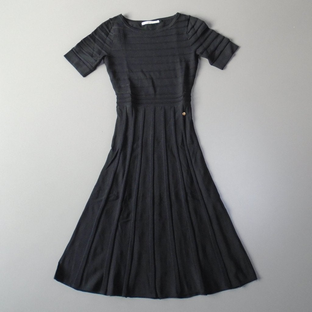 Steps XS/34 zwarte jurk korte mouw nooit gedragen, Verzenden, Zwart, Nieuw, Steps