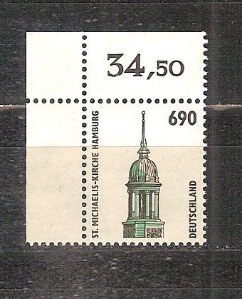 BRD 1860 pf hoekzegel, Postzegels en Munten, Postzegels | Europa | Duitsland, Ophalen of Verzenden, BRD, Postfris