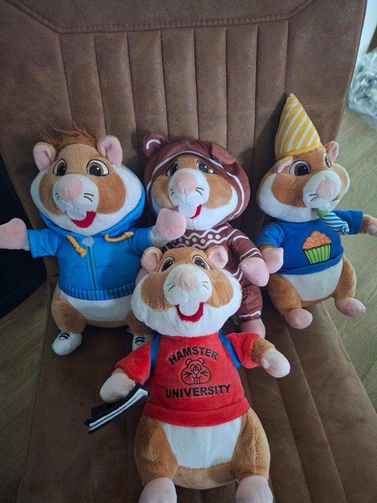 Hamster Knuffels - diverse hamster knuffels, Overige merken, Overige karakters, Hamster, Ophalen of Verzenden