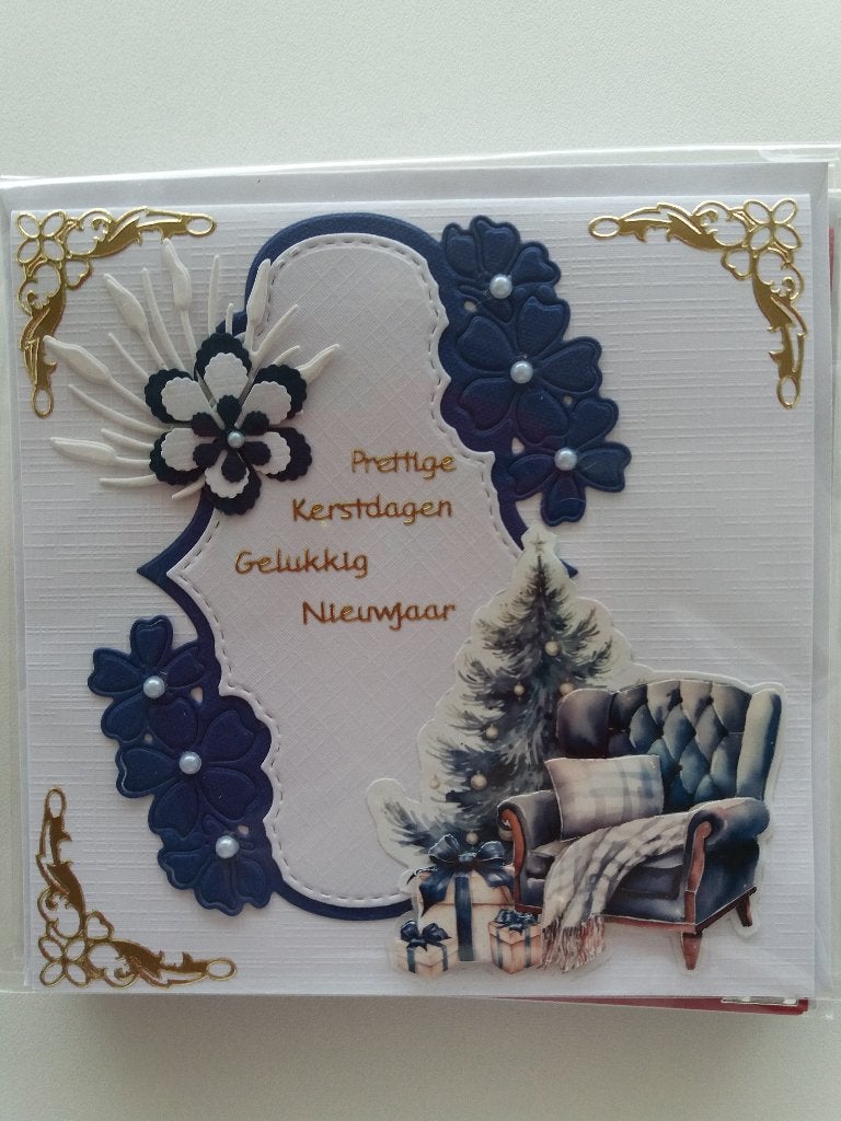 3D Kerstkaartje no.  67, Hobby en Vrije tijd, Kaarten | Zelfgemaakt, Ophalen of Verzenden, Nieuw, Kerst