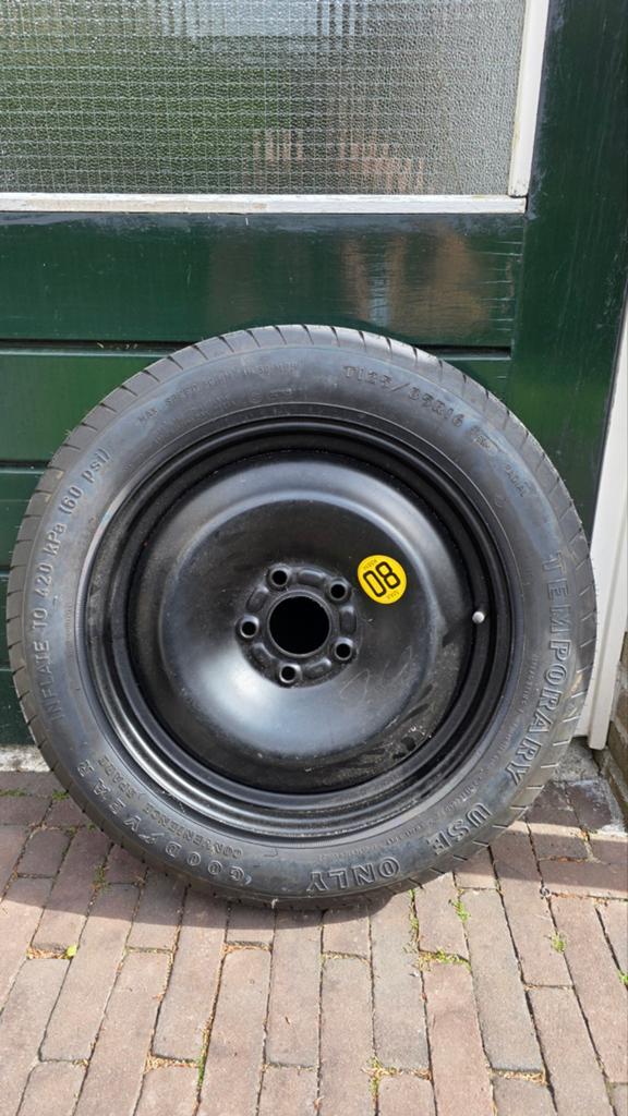 Goodyear thuiskomer T125/85R16, Ophalen, Gebruikt, Universele onderdelen