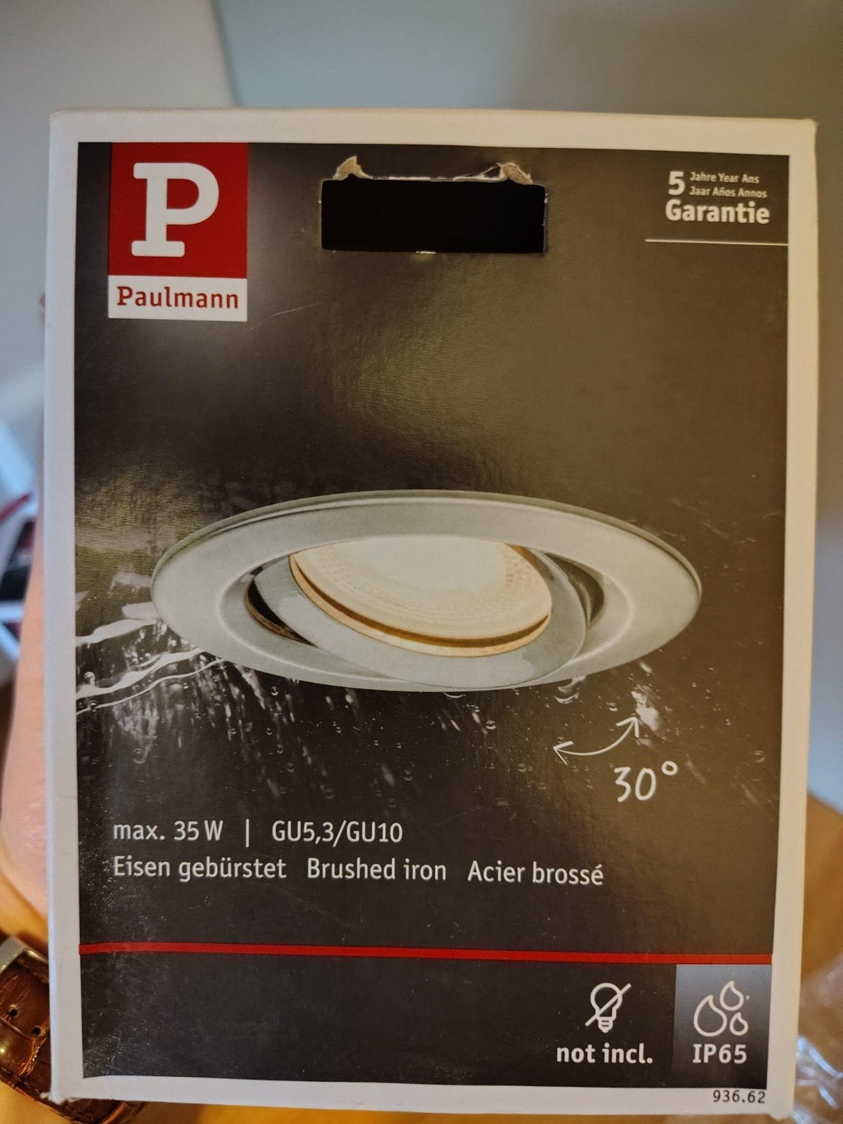 3 Paulmann Nova Plus inbouw spots (Ø 93 mm, IP65), Ophalen, Nieuw