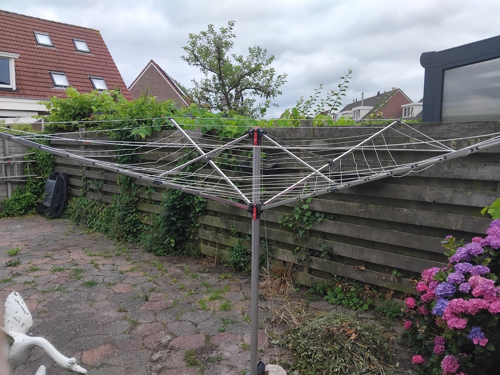 Droogmolen met uitklapkoord - Merk onbekend, Ophalen, Gebruikt, Droogmolen