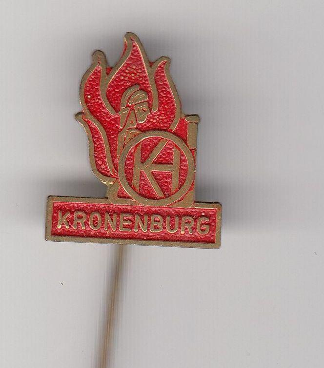 Kronenburg Brandweer Pompen Slangen speldje, Gebruikt, Niet vindbaar, Niet vindbaar, Speldje of Pin