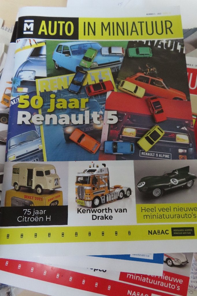 NAMAC tijdschriften Auto in Miniatuur (renault, mg, )2022/23, Boeken, Verzenden, Zo goed als nieuw, Overige typen